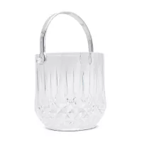 Hielera con Manija de Poliestireno Transparente de 12.2 x 12.5 Centimetros MASTER CHEF CIB002