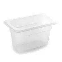 Bandeja Transparente de Polipropileno de 1/9 x 6 Pulgadas MASTER CHEF 2196P