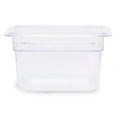 Bandeja Transparente de Policarbonato de 1/6 x 4 Pulgadas MASTER CHEF 2164