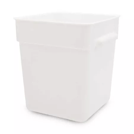 Contenedor Cuadrado de Polipropileno de 18 Quartos Blanco MASTER CHEF FW18BPP
