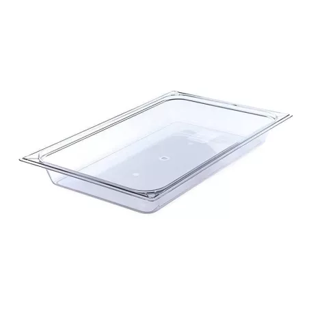 Bandeja de Policarbonato Transparente de 1/1 x 2.5 Pulgadas MASTER CHEF 2112
