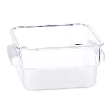 Contenedor Cuadrado de Policarbonato Transparente de 2 Quartos MASTER CHEF FW02TPC