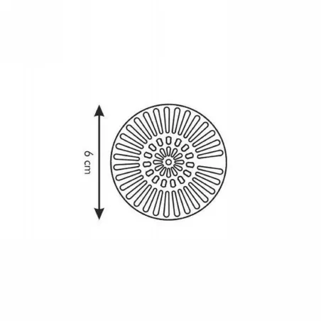 Pascon de Acero Inoxidable para Fregadero de 6 Centimetros TESCOMA 115206