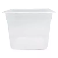 Bandeja Transparente de Polipropileno de 1/2 x 8 Pulgadas MASTER CHEF 2128P