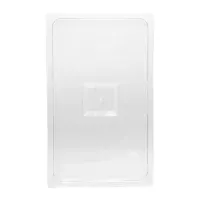 Tapa para Bandeja Solida Transparente de Policarbonato de 1/1 Pulgadas MASTER CHEF LS001 2