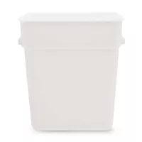 Contenedor Cuadrado de Polipropileno de 18 Quartos Blanco MASTER CHEF FW18BPP 2