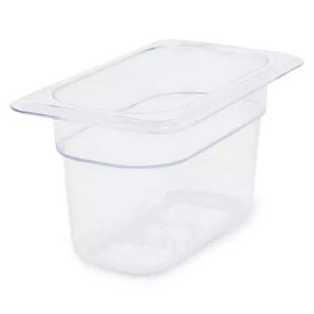 Bandeja de Policarbonato Transparente de 1/9 x 6 Pulgadas MASTER CHEF 2196