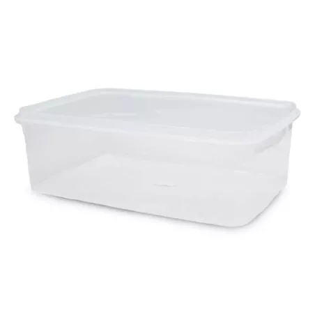 Contenedor Hermetico Rectangular de Polipropileno para 15 Litros  de 44 x 30 x 14 Centimetros  MASTER CHEF 601(AAA-2)