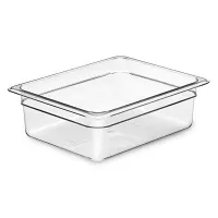 Bandeja de Policarbonato Transparente de 1/2 x 4 Pulgadas MASTER CHEF 2124