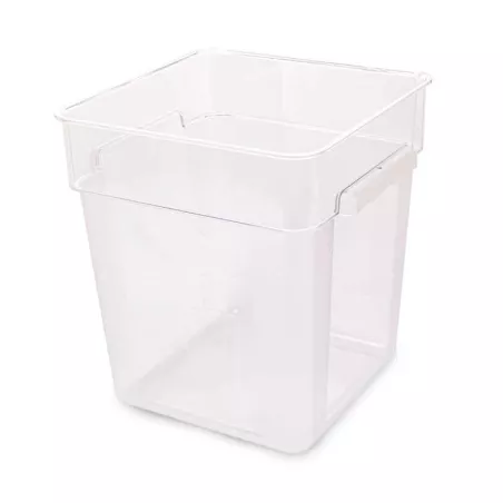 Contenedor Cuadrado de Policarbonato Transparente de 8 Quartos MASTER CHEF FW08TPC