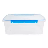 Contenedor Hermetico Transparente de Polipropileno de 43 x 30.5 x 15 Centimetros para 12.8 Litros MASTER CHEF 501(801)