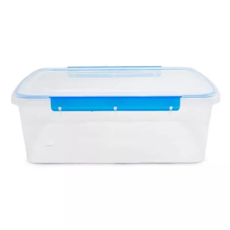 Contenedor Hermetico Transparente de Polipropileno de 43 x 30.5 x 15 Centimetros para 12.8 Litros MASTER CHEF 501(801)