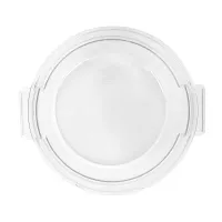 Contenedor Redondo de Policarbonato Transparente para 2 Quartos MASTER CHEF YW02TPC 2