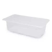 Bandeja Transparente de Polipropileno de 1/3 x 4 Pulgadas MASTER CHEF 2134P 2