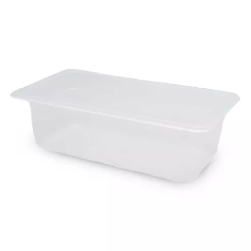 Bandeja Transparente de Polipropileno de 1/3 x 4 Pulgadas MASTER CHEF 2134P