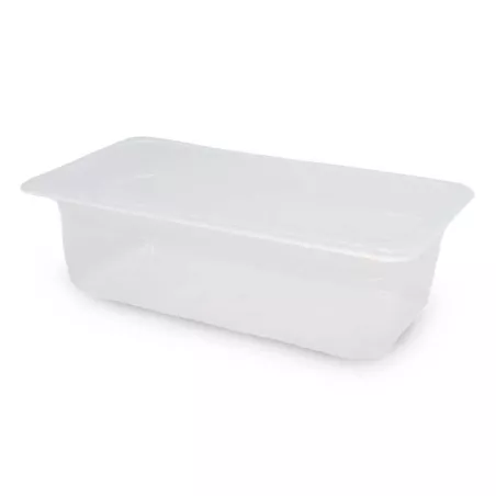 Bandeja Transparente de Polipropileno de 1/3 x 4 Pulgadas MASTER CHEF 2134P