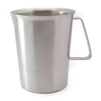 Taza para Medir de Acero Inoxidable Plateado de 1500 Mililitros MASTER CHEF ICC002