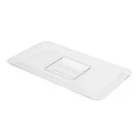 Tapa para Bandeja Solida Transparente de Policarbonato de 1/3 Pulgadas MASTER CHEF LS003