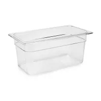 Bandeja Transparente de Policarbonato de 1/3 x 6 Pulgadas MASTER CHEF 2136