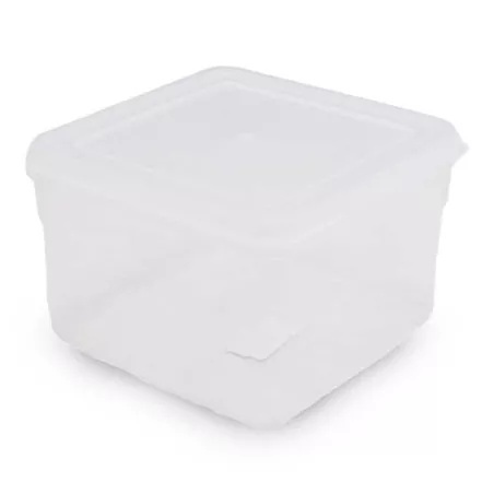 Contenedor Hermetico Cuadrado de Polipropileno para 1.6 Litros de 14.8 x 14.8 x 9.8 Centimetros MASTER CHEF 802(A-6)