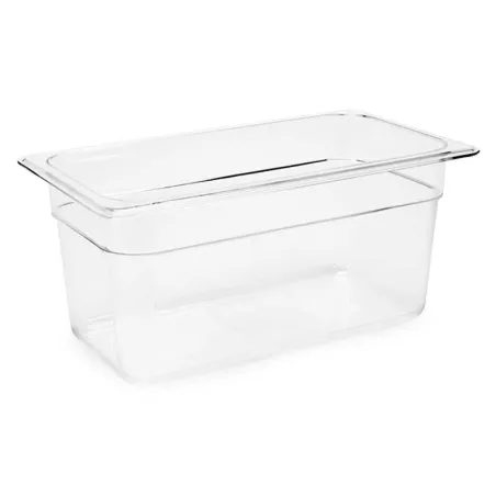 Bandeja de Policarbonato Transparente de 1/3 x 8 Pulgadas MASTER CHEF 2138