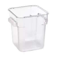 Contenedor Cuadrado de Policarbonato Transparente de 4 Quartos MASTER CHEF FW04TPC