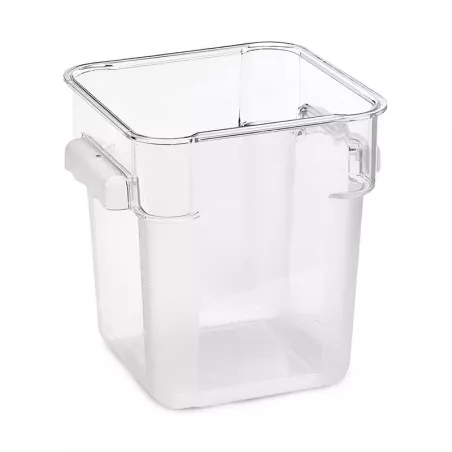 Contenedor Cuadrado de Policarbonato Transparente de 4 Quartos MASTER CHEF FW04TPC