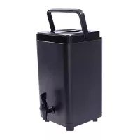 Thermo Cuadrado para Servir de 12 Litros Negro KAFECO B6012SSN