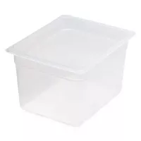 Bandeja Transparente de Polipropileno de 1/2 x 8 Pulgadas MASTER CHEF 2128P 2