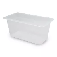 Bandeja Transparente de Polipropileno de 1/3 x 6 Pulgadas MASTER CHEF 2136P 2