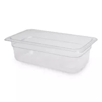 Bandeja de Policarbonato Transparente de 1/3 x 4 Pulgadas MASTER CHEF 2134 2