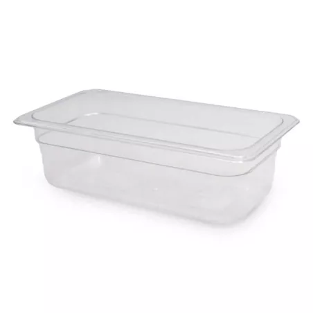 Bandeja de Policarbonato Transparente de 1/3 x 4 Pulgadas MASTER CHEF 2134