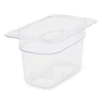 Bandeja de Policarbonato Transparente de 1/9 x 4 Pulgadas MASTER CHEF 2194