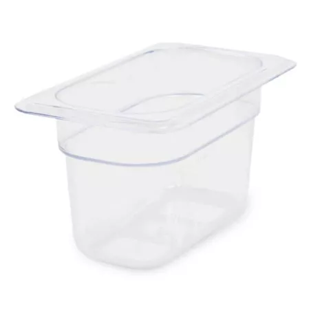 Bandeja de Policarbonato Transparente de 1/9 x 4 Pulgadas MASTER CHEF 2194