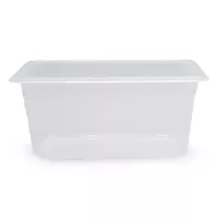 Bandeja Transparente de Polipropileno de 1/3 x 6 Pulgadas MASTER CHEF 2136P