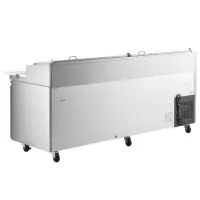 Mesa Refrigerada para Preparacion de Pizza de Acero Inoxidable 3 Puertas 93 Pulgadas U-STAR PICL3-E-HC 2