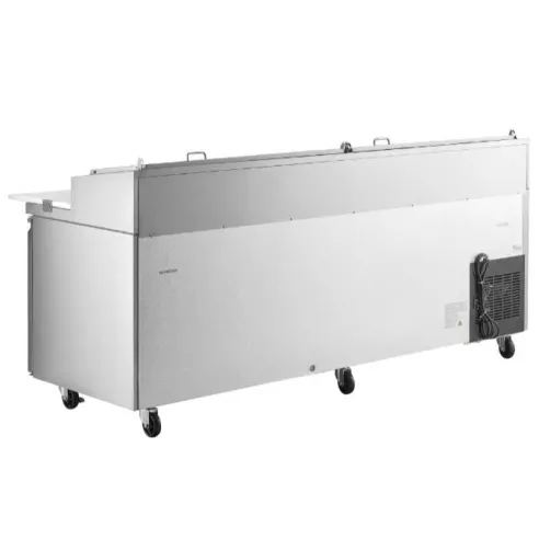 Mesa Refrigerada para Preparacion de Pizza de Acero Inoxidable 3 Puertas 93 Pulgadas U-STAR PICL3-E-HC