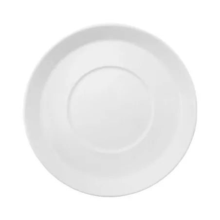 Plato Taza de Porcelana 12.5 Centimetros Blanco Mate ARNI C0984-01