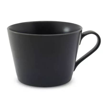 Taza de Porcelana de 450 Mililitros Negro Mate ARNI C0979-25