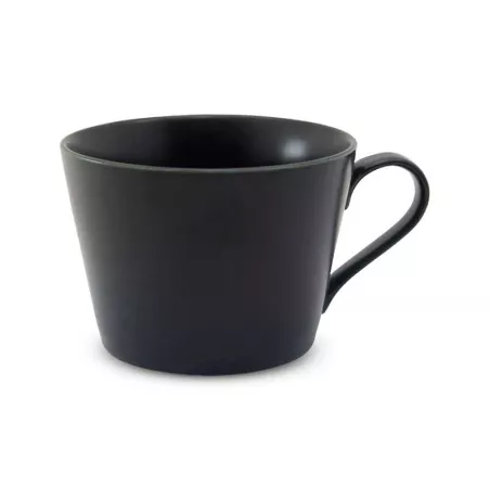 Taza de Porcelana de 100 Mililitros Negro Mate ARNI C0983-25