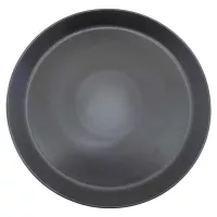 Plato Redondo de Porcelana 12 Pulgadas Negro Mate ARNI C0974-25