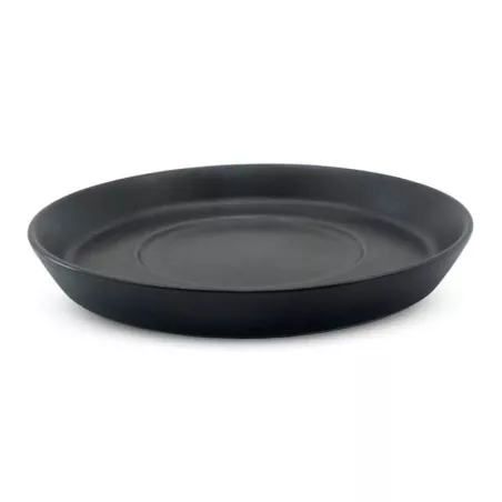 Plato Taza de Porcelana 12.5 Centimetros Negro Arenoso ARNI C0984-J09