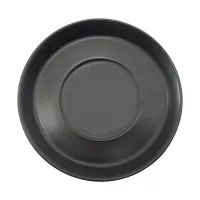 Plato Taza de Porcelana 17.2 Centimetros Negro Mate ARNI C0980-25