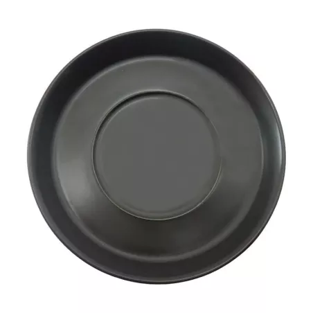 Plato Taza de Porcelana 17.2 Centimetros Negro Mate ARNI C0980-25