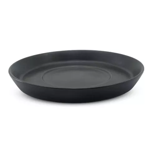 Plato Taza de Porcelana 17.2 Centimetros Negro Arenoso ARNI C0980-J09