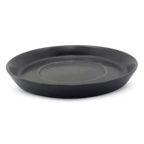 Plato Taza de Porcelana 17.2 Centimetros Negro Mate ARNI C0980-25