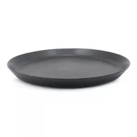 Plato Redondo de Porcelana 12 Pulgadas Negro Mate ARNI C0974-25 2