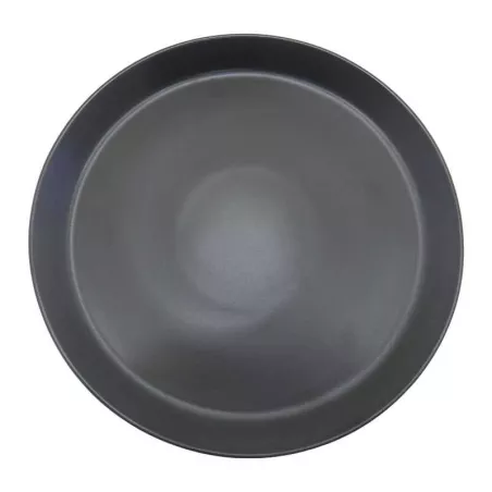 Plato Redondo de Porcelana 8.5 Pulgadas Negro Mate ARNI C0972-25
