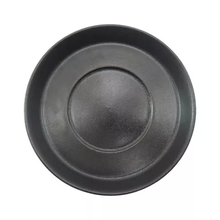 Plato Taza de Porcelana 12.5 Centimetros Negro Arenoso ARNI C0984-J09