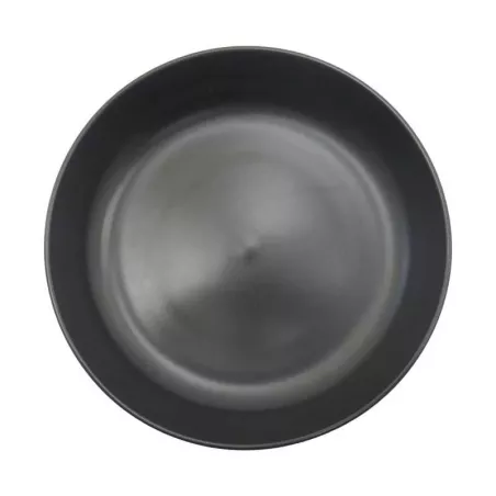 Plato Redondo Coupe Hondo de Porcelana 10 Pulgadas Negro Mate ARNI C1462-25